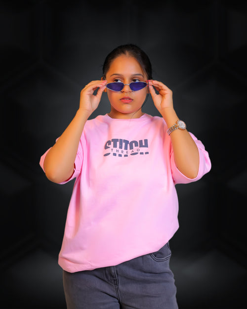 STITCH THREAD UNISEX OVERSIZED T SHIRT