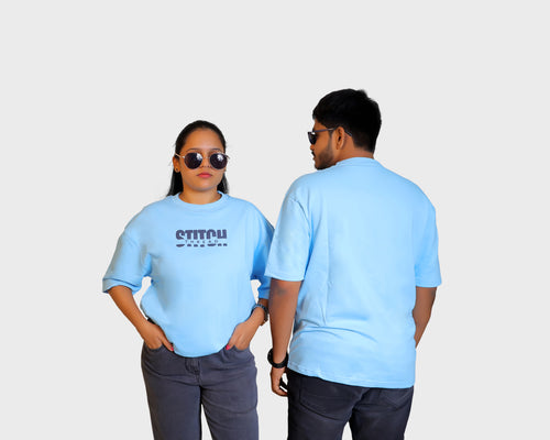 STITCH THREAD UNISEX OVERSIZED T SHIRT
